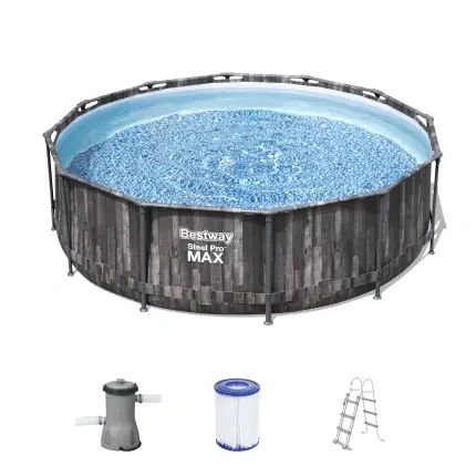Bestway Steel Pro Max Frame Pool Komplett-Set Ø 366 x 100