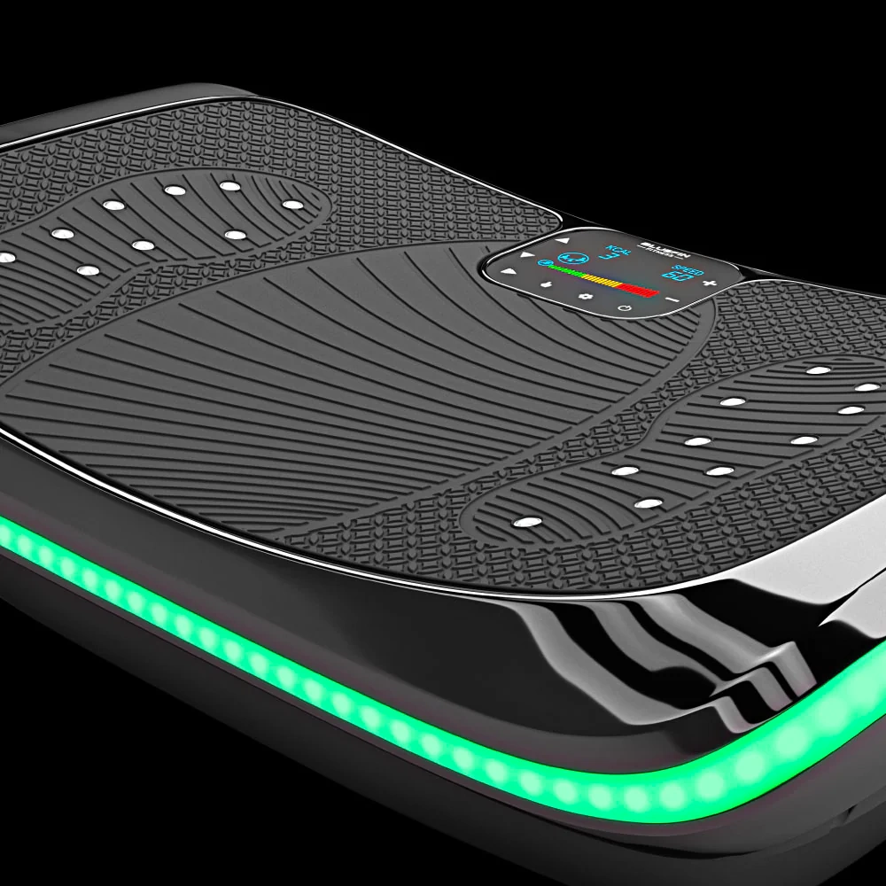 Bluefin Fitness 4D Vibrationsplatte – Kraftvolle Dreifachmotor-Technologie für effektives Training
