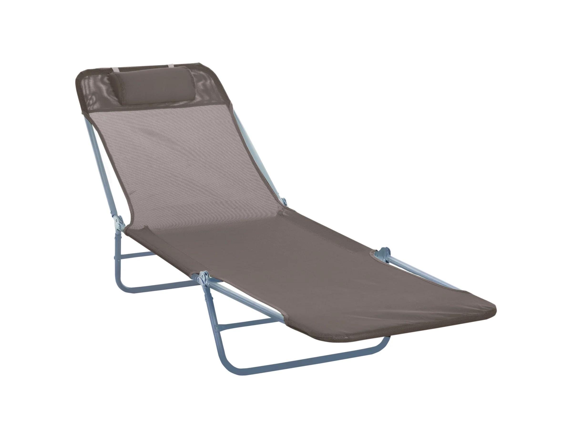 Outsunny Sonnenliege Gartenliege Relaxliege Bäderliege Braun – Klappbar & Verstellbar
