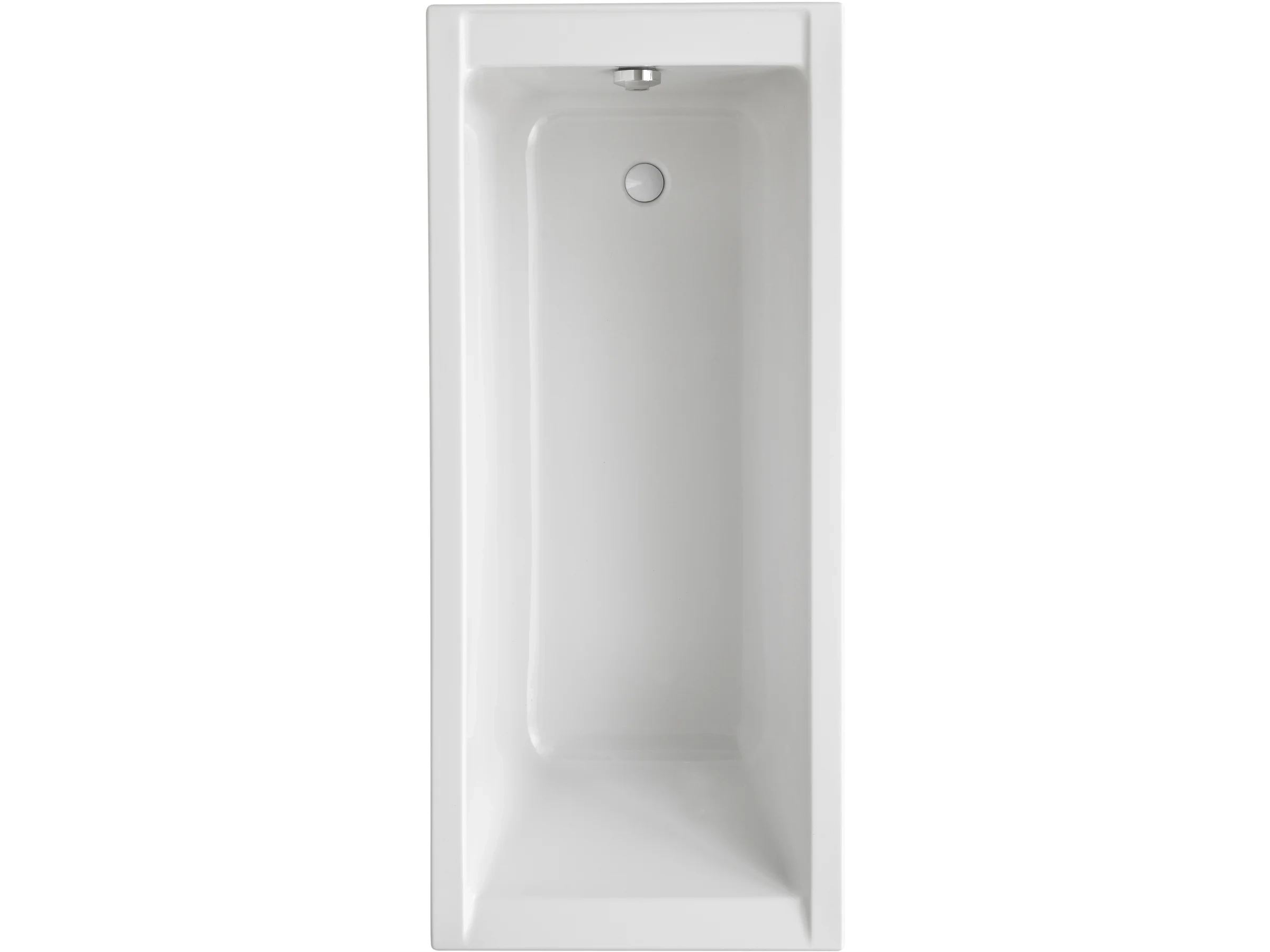 Ottofond Körperform-Badewanne Costa 180 cm x 80 cm Weiß Sanitäracryl