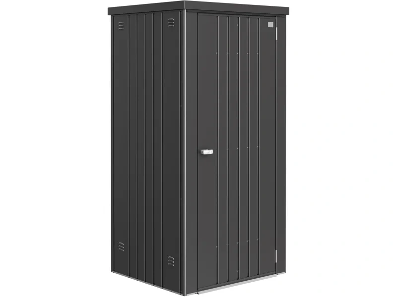 Biohort Geräteschrank Gr. 90 Dunkelgrau-Metallic B × T: 93 × 83 cm × 182,5 cm (Höhe) Hochwertiges Außenschrank-System aus Metall