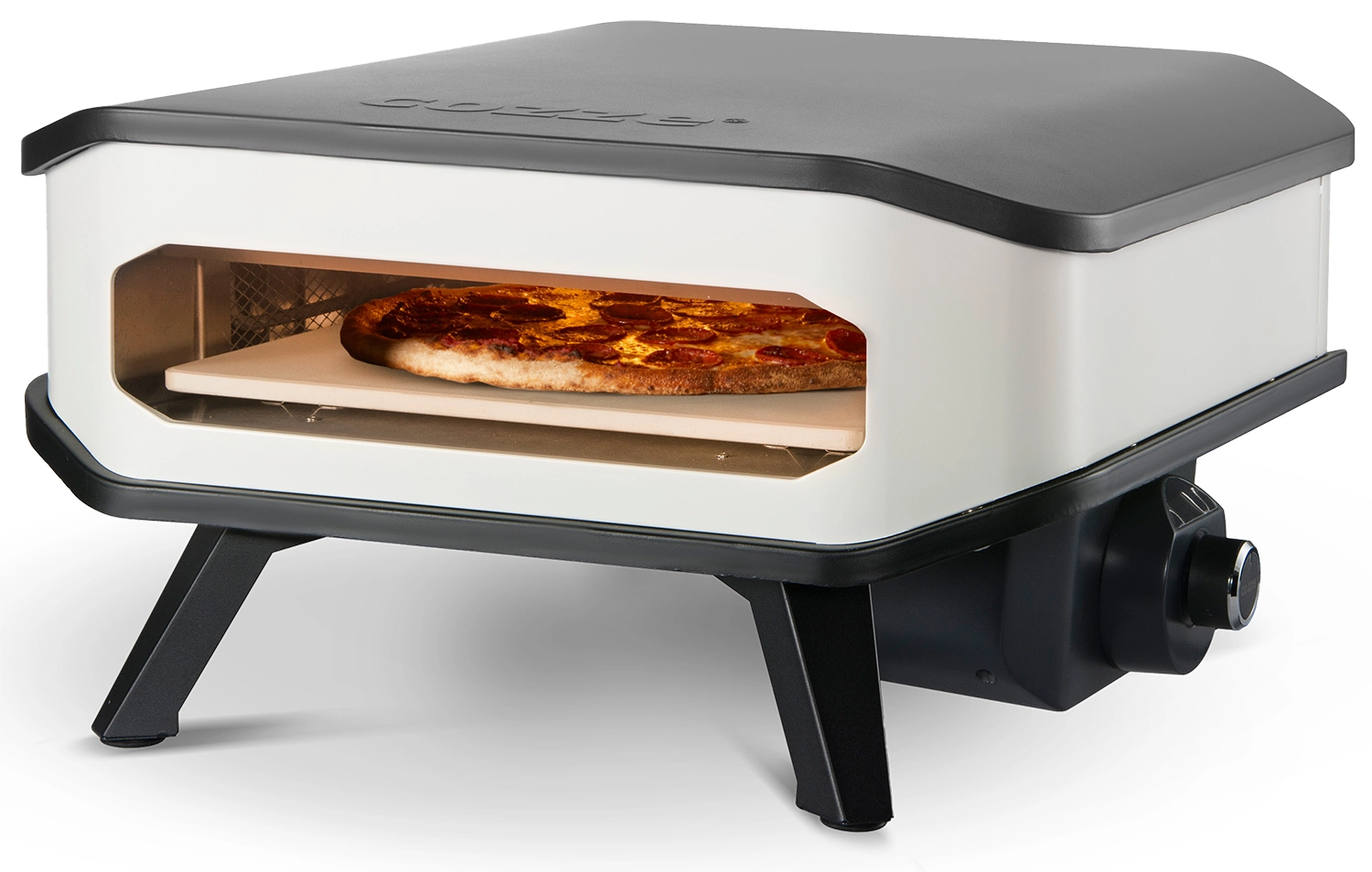 Cozze Elektro Pizzaofen 34 cm – Strombetriebener Pizzaofen für perfekte Ergebnisse in 2 Minuten