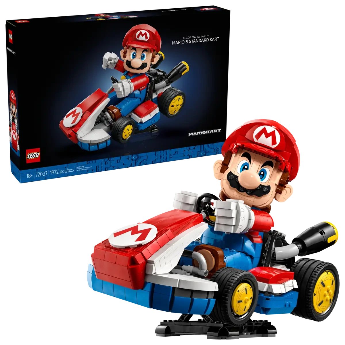 LEGO® Super Mario™ 72037 Mario Kart™ – Mario & Standard-Kart