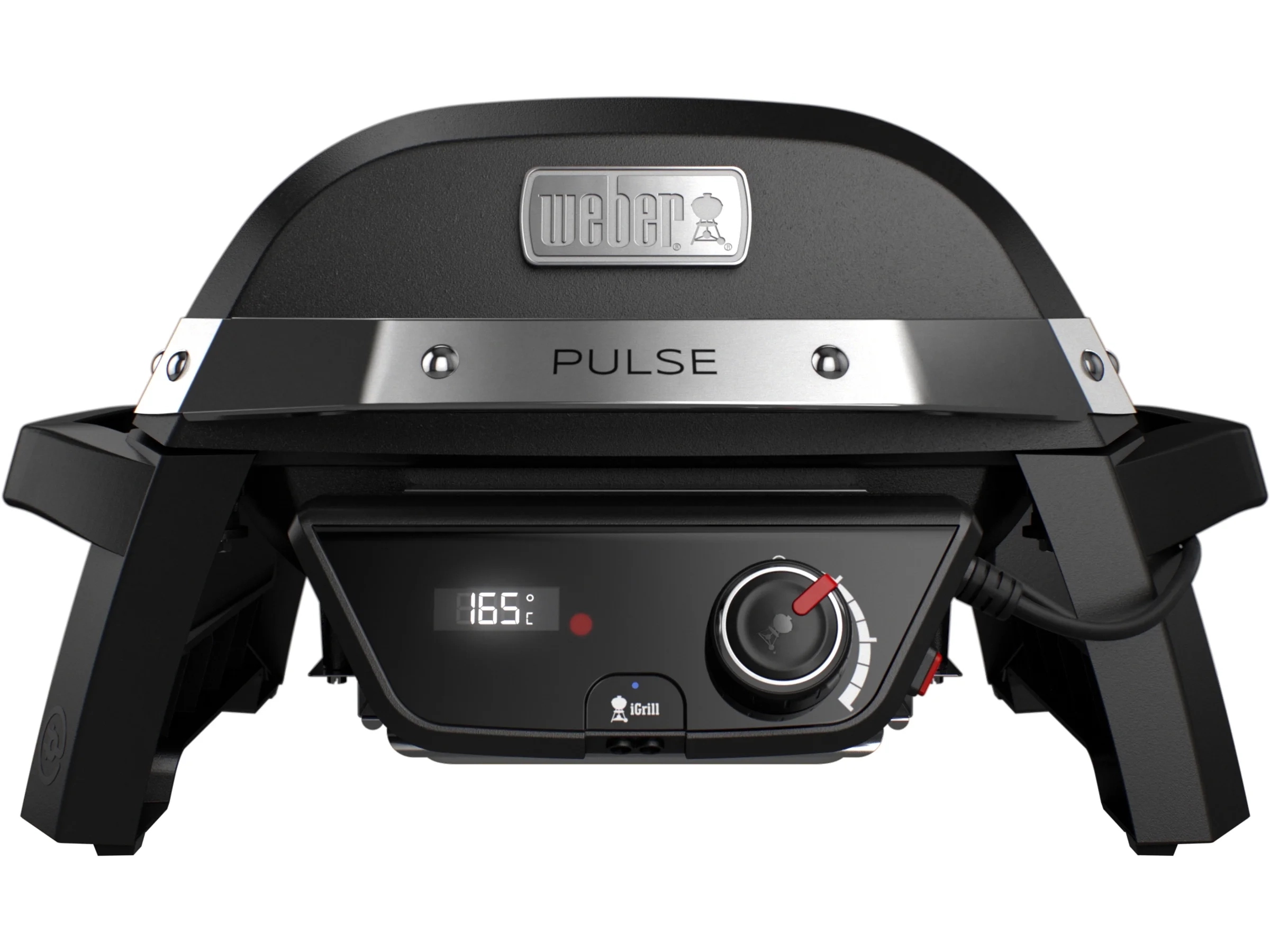 Weber Pulse 1000 Elektrogrill – Leistungsstarkes Grillen mit 1.800 W, Digital-Thermometer & iGrill-Technologie