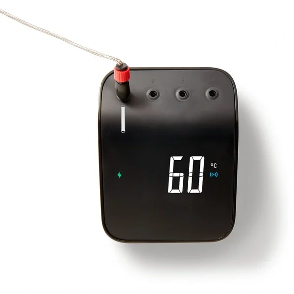Weber Connect Smart Grilling Hub Thermometer – Schwarz (WLAN & Bluetooth) Intelligentes Grillthermometer mit App-Anbindung