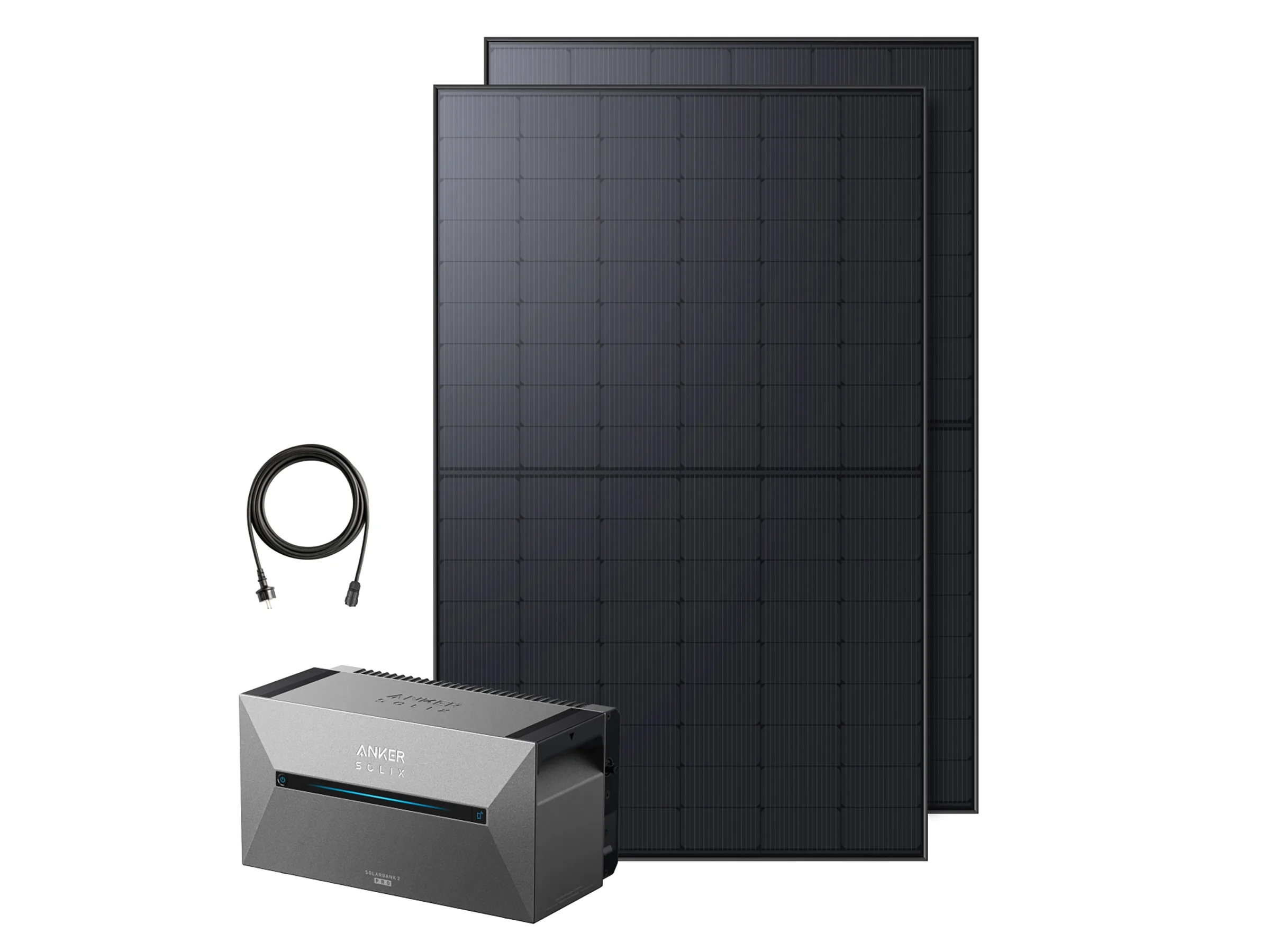 Anker Solix Balkonkraftwerk Speicher 880 W mit Solarbank 2 E1600 Pro
