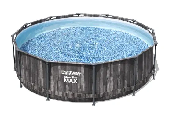 Bestway Steel Pro Max Frame Pool Komplett-Set Ø 366 x 100