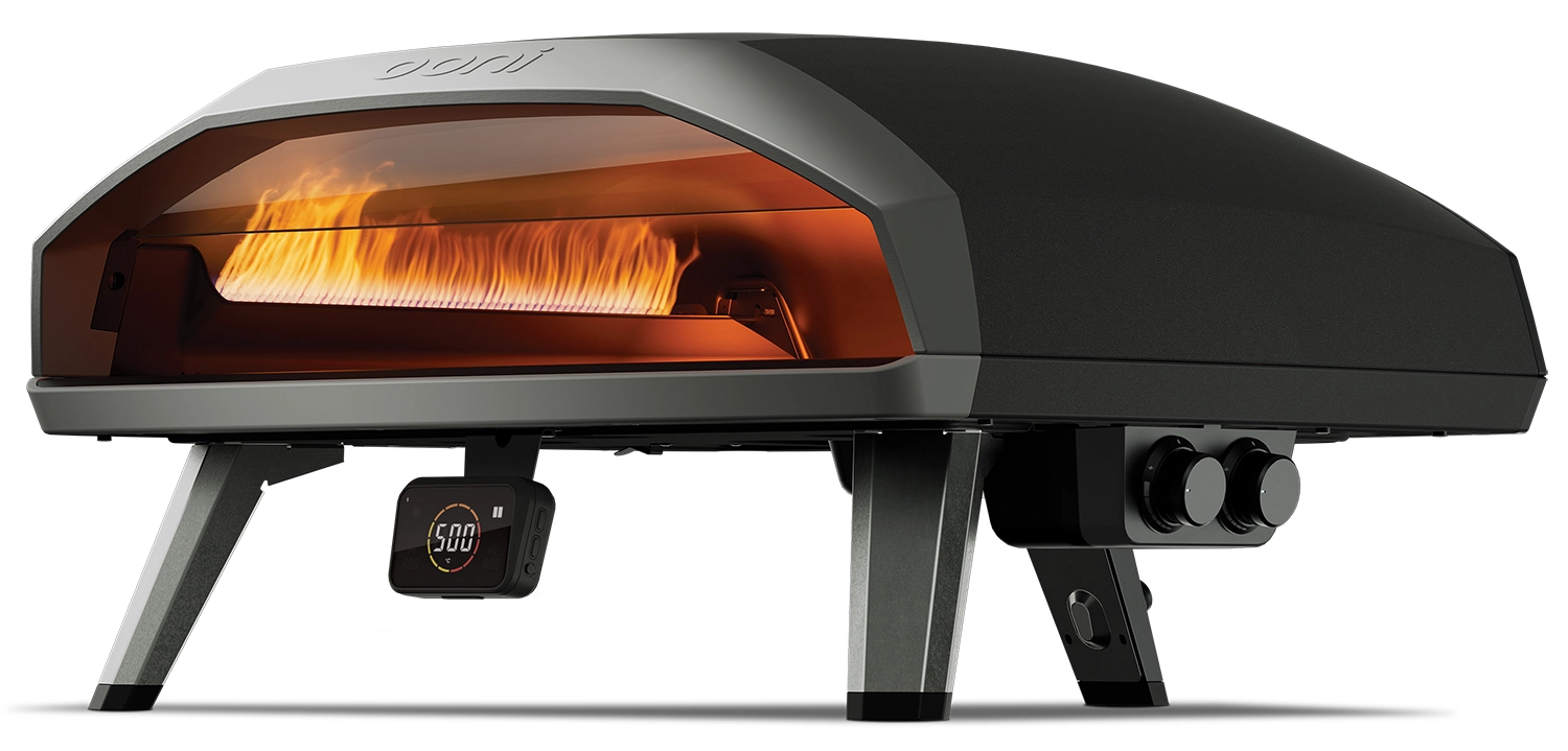 Ooni Pizzaofen Gas Koda 2 Max – XXL Backfläche, 2 Brenner, digitale Temperaturüberwachung