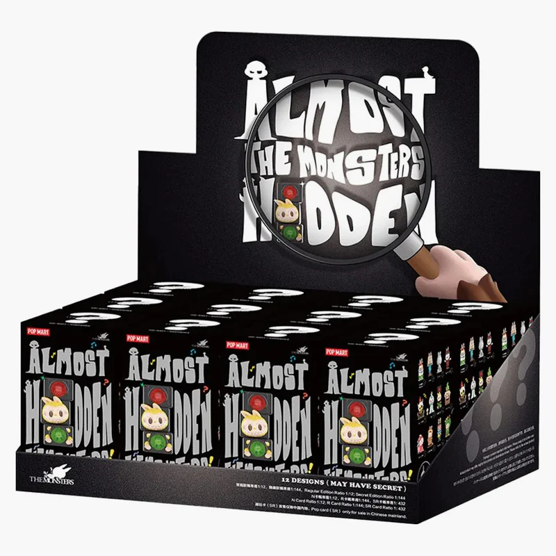Pop Mart Labubu The Monsters Almost Hidden Series Figures Sealed Case (12er-Set)
