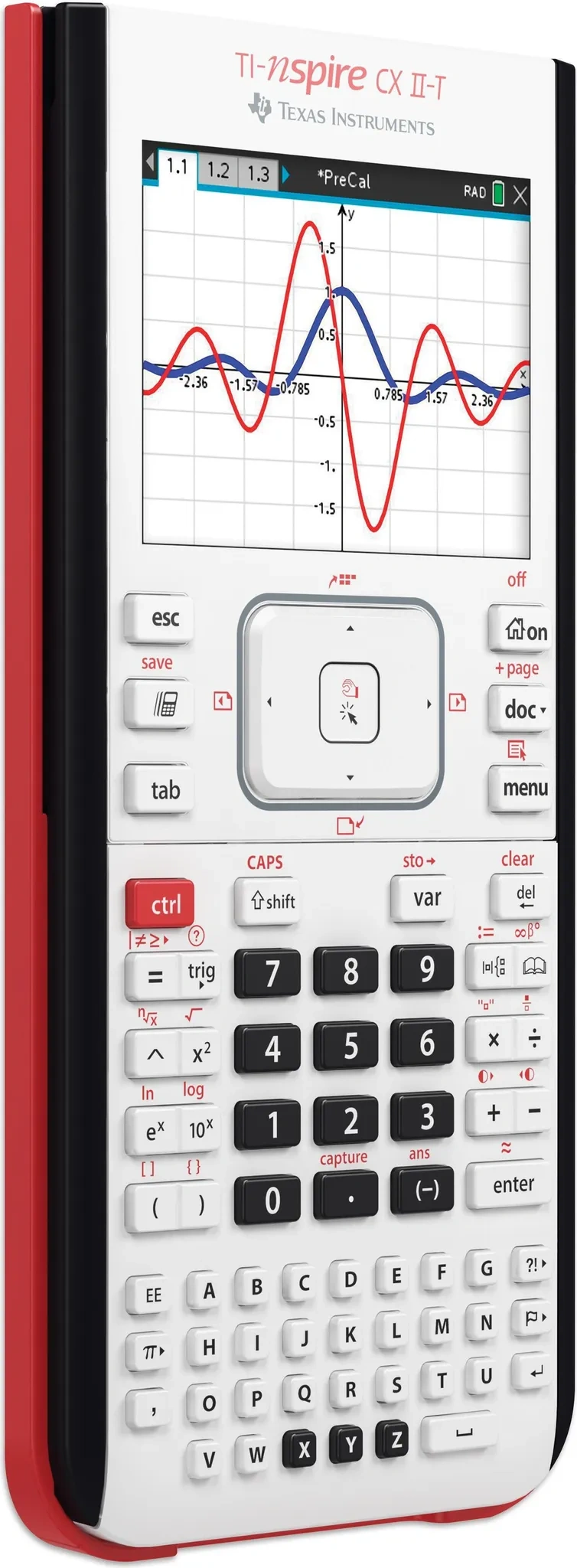 Texas Instruments TI-Nspire CX II-T Grafikrechner schwarz/weiß